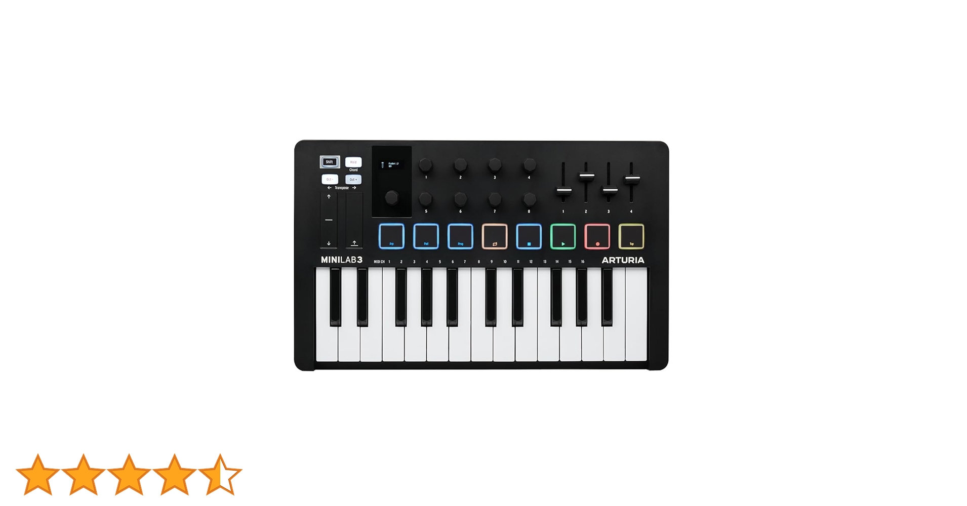 Amazon | Arturia - MiniLab 3 - Universal-MIDI-Controller für